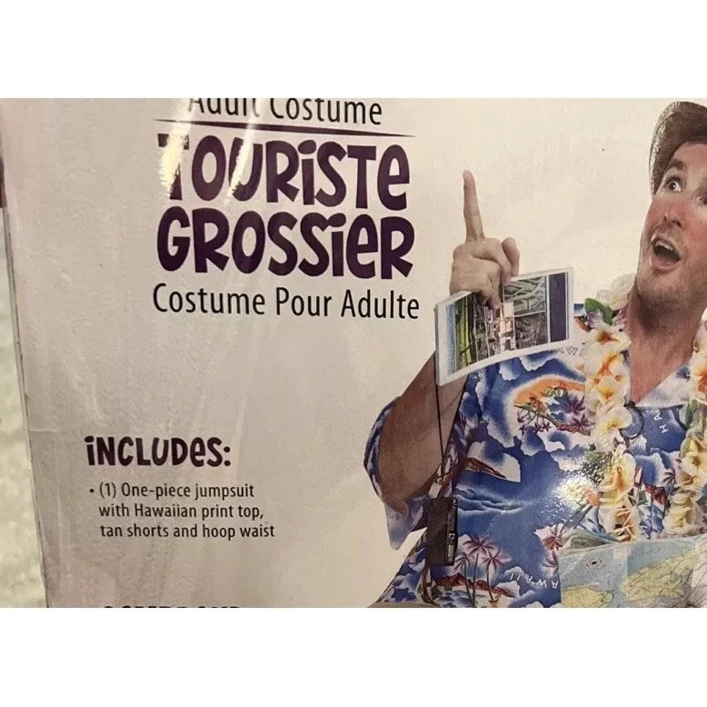 Funhouse Adults Tacky‎ Tourist One Halloween Costume Men Or Woman
